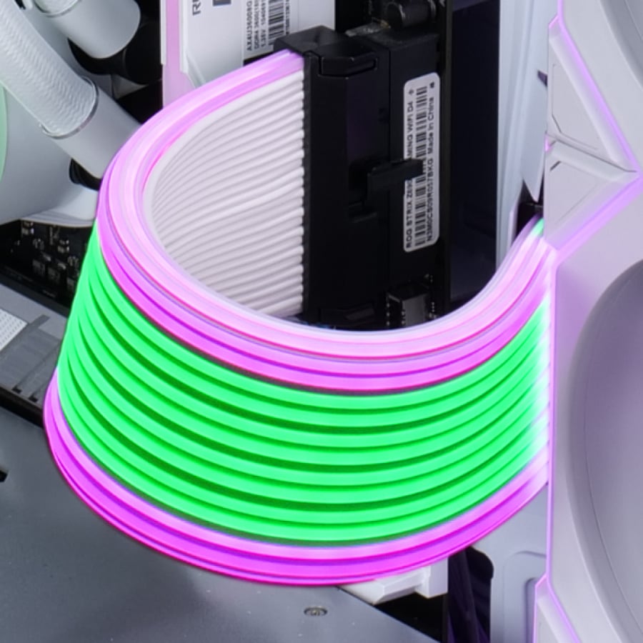 كيبل ليان لي سترايمر لاسلكي 24 دبوس مع وحدة تحكم، إضاءة RGB