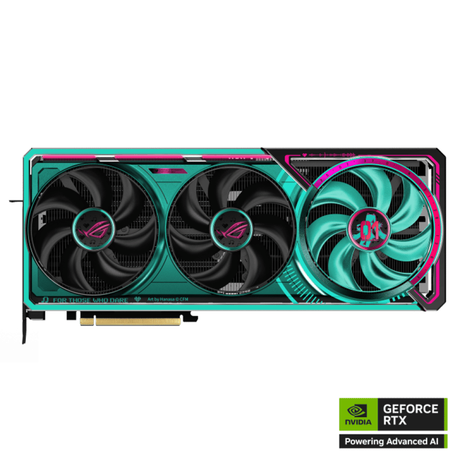 كرت ASUS ROG Astral GeForce RTX 5080 OC إصدار Hatsune Miku