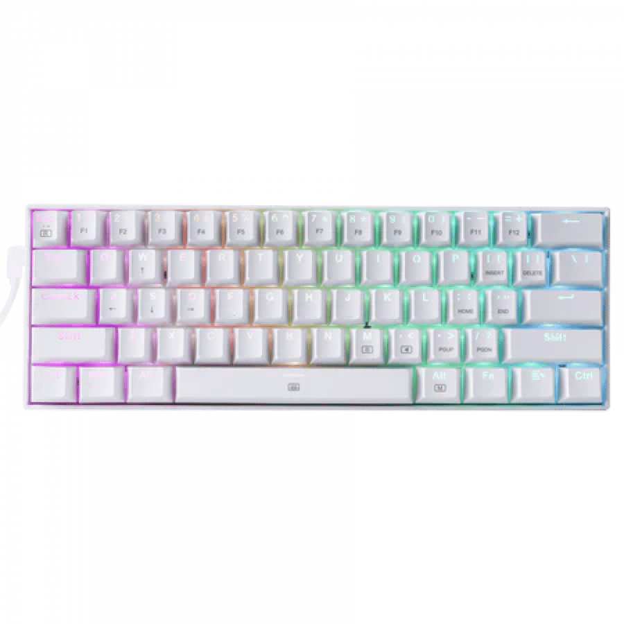 ريد دراجون K630 DragonBorn كيبورد قيمنق ميكانيكي سلكي RGB - أبيض