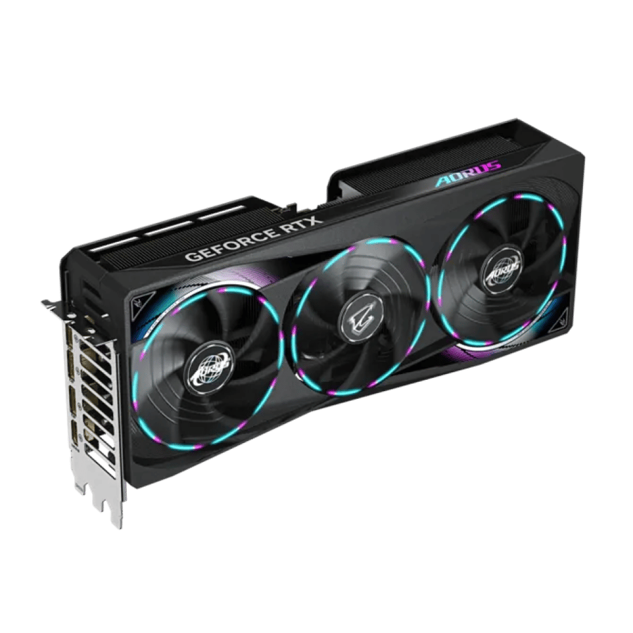 جيجابايت اورس كرت شاشة للألعاب GeForce RTX™ 5070 MASTER، ذاكرة 12 جيجابايت GDDR7 - أسود
