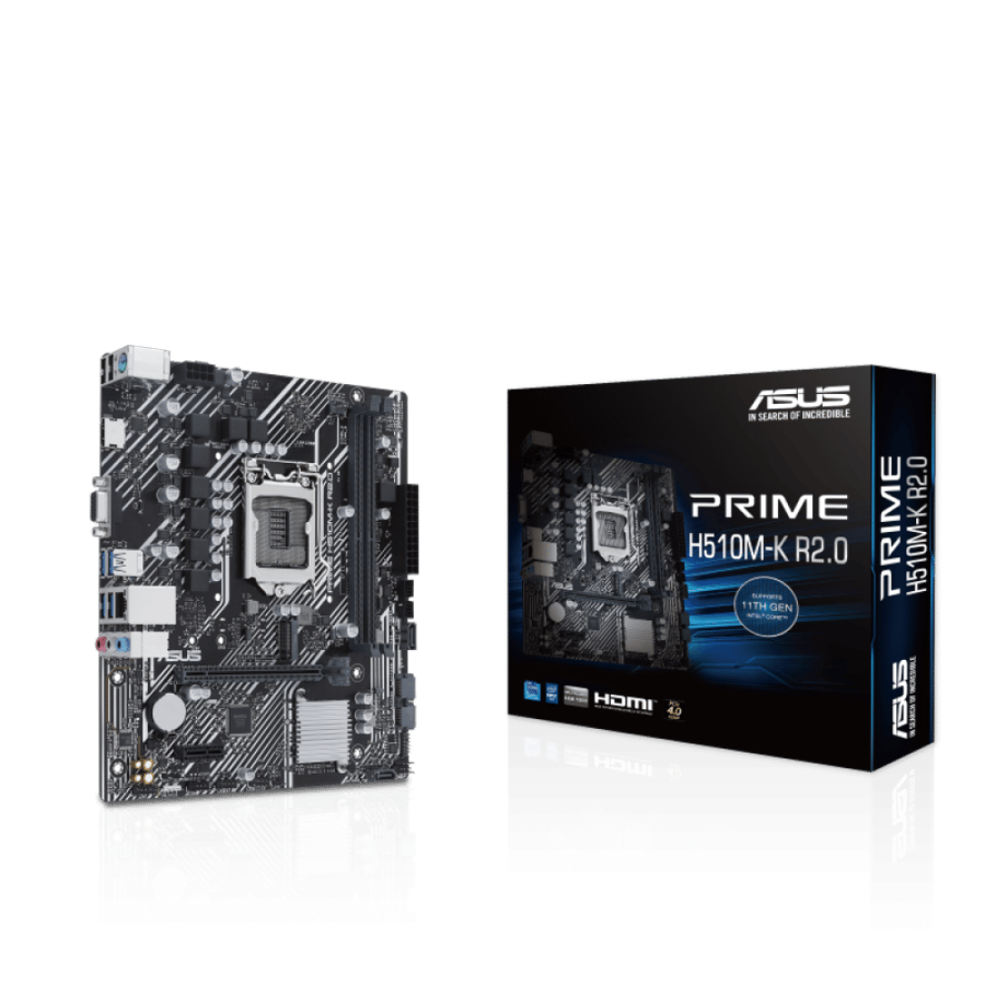 لوحة أم أسوس برايم برايم H510M-K R2.0 بمقبس LGA 1700 بحجم mATX