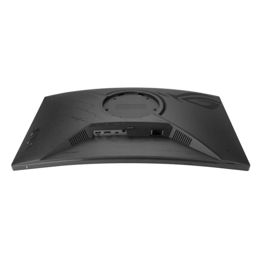 شاشة ألعاب أسوس ROG Strix XG27WCS منحنية مقاس 27 بوصة، دقة 2K QHD، بتردد 180Hz وزمن استجابة 1 مللي ثانية، تدعم FreeSync وHDR10 – أسود