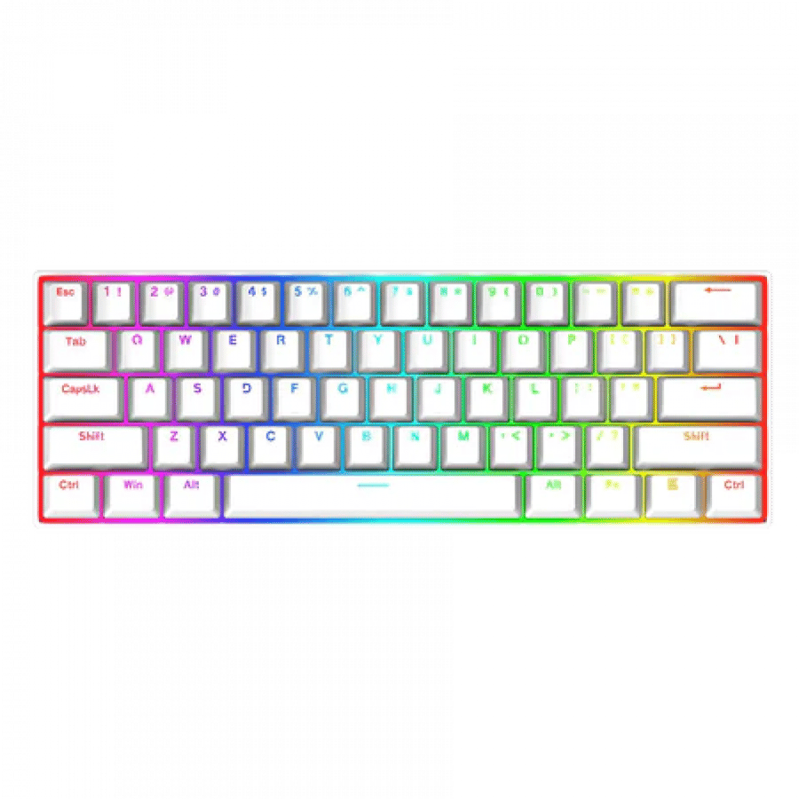ريد دراجون K630 DragonBorn كيبورد قيمنق ميكانيكي سلكي RGB - أبيض