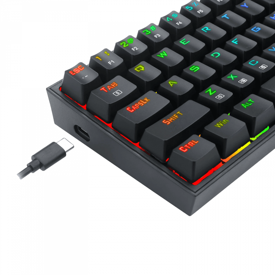 ريد دراجون K628 Pollux 75%  كيبورد قيمنق سلكي RGB