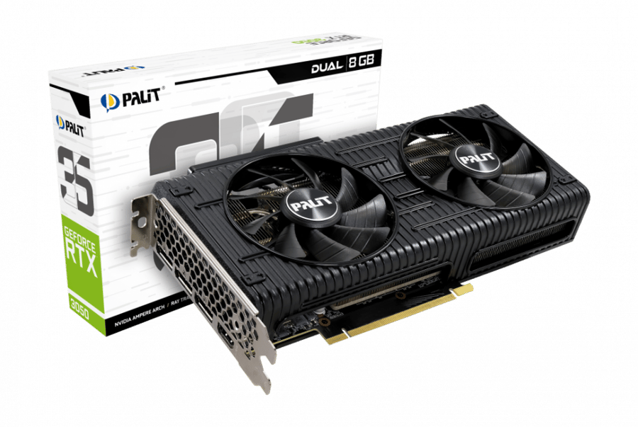 Palit RTX 3050 DUAL 8GB GDDR6 128bit 3-DP HDMI