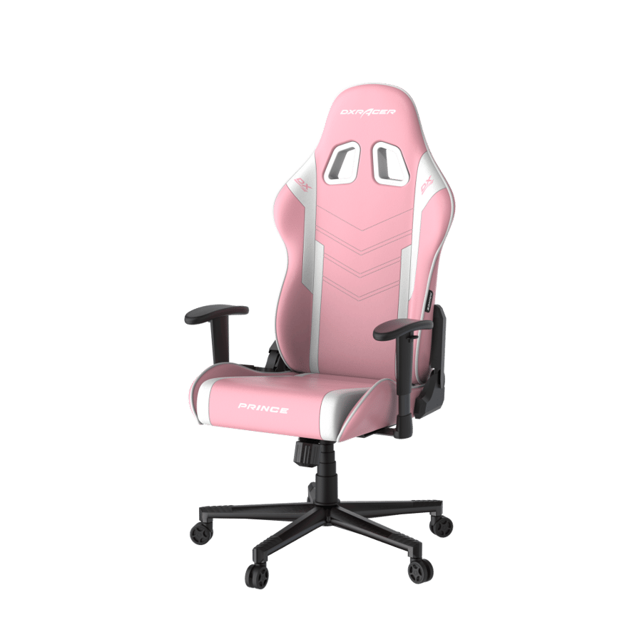 كرسي قيمنق دي إكس ريسر DXRacer Prince P132 - وردي/أبيض