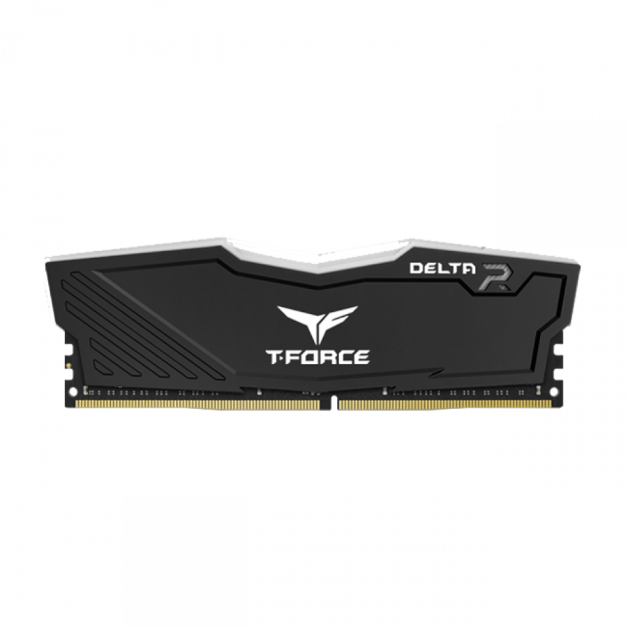 تيم قروب T-FORCE  16GB ( 2x8 ) DDR4 3600MHz DELTA RGB ذاكرة سطح المكتب - اسود