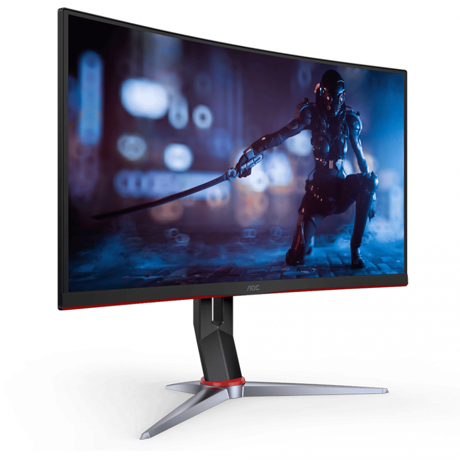 AOC C27G2Z 27 Curved Frameless Ultra-Fast Gaming Monitor, FHD 1080p,
