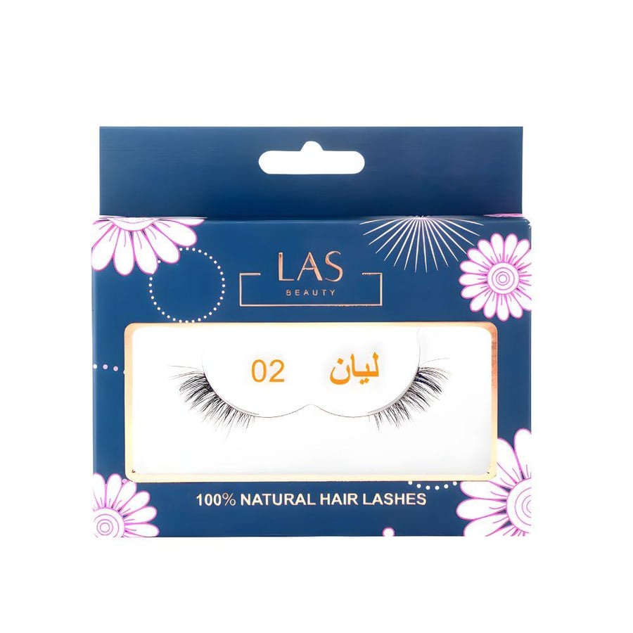 Lyan natural eyelashes number 02 from La Beauty