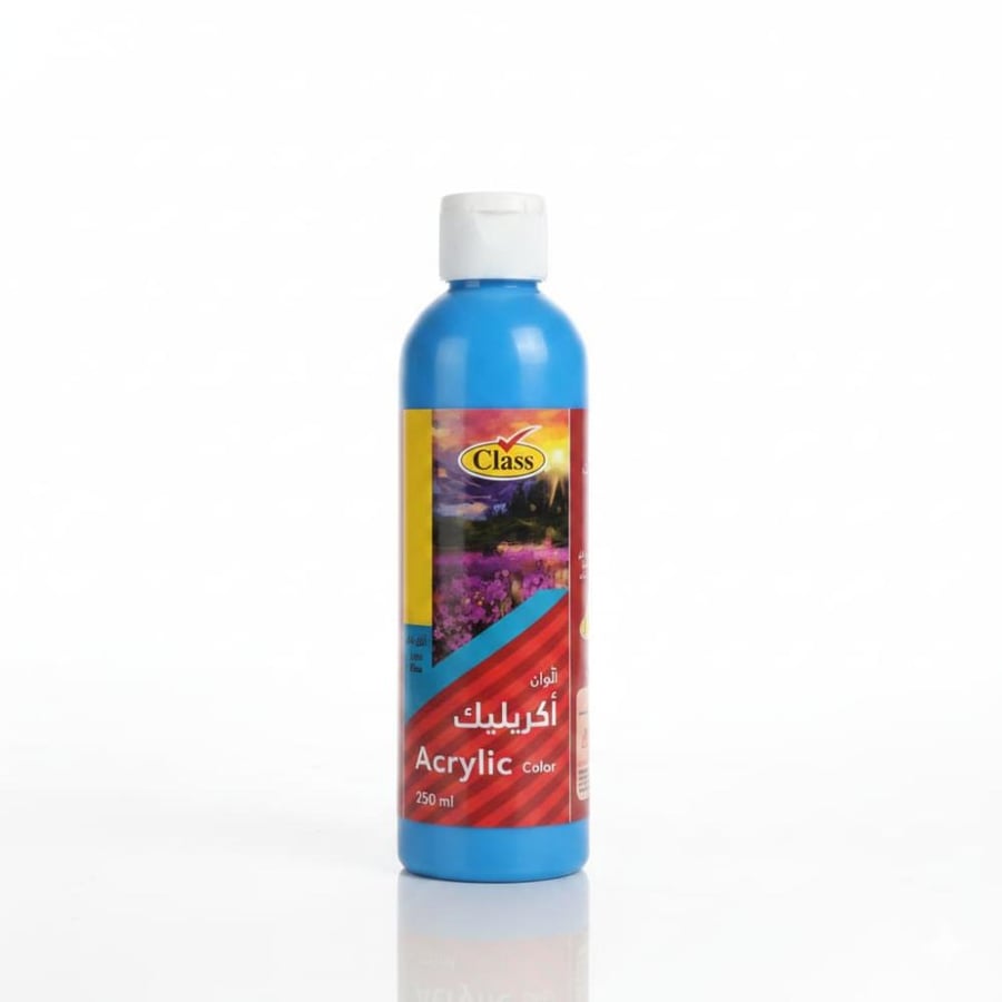 لون اكريليك 250 م ازرق فاتح