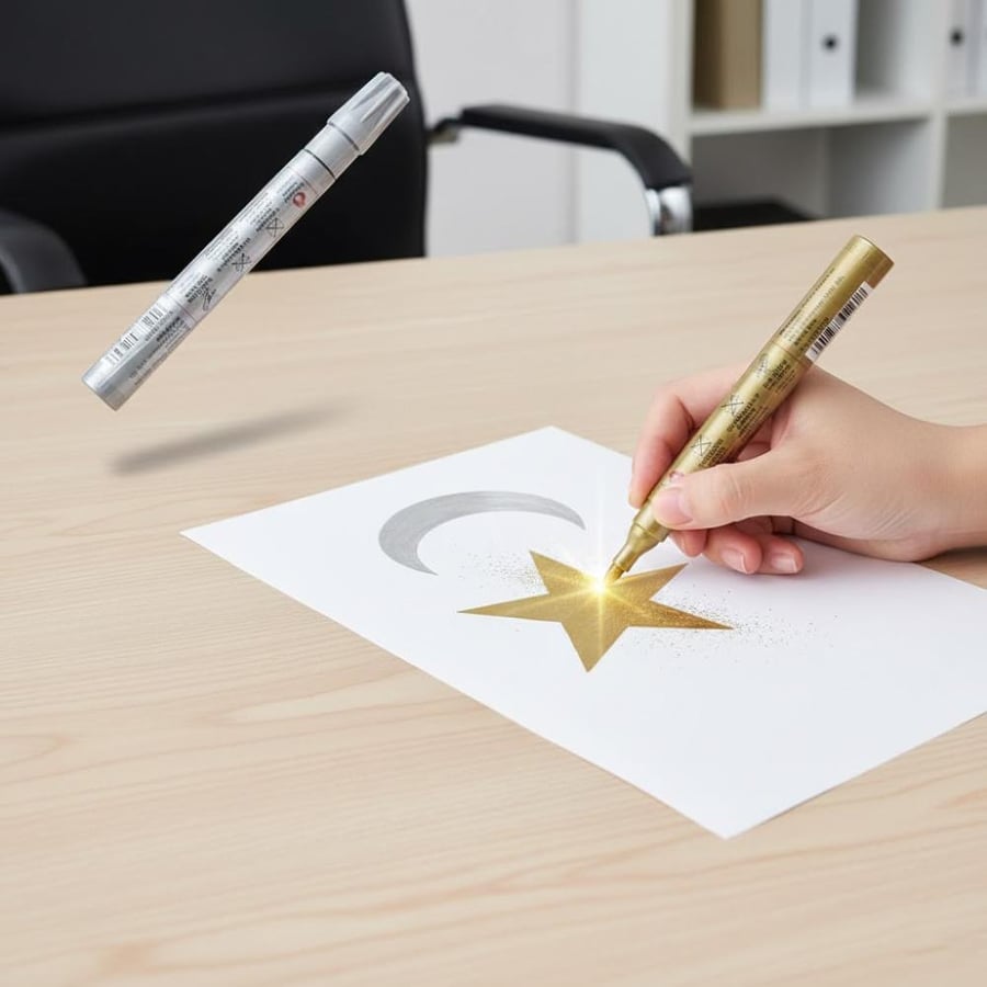 Gold paint marker pen UNI PX-20 L