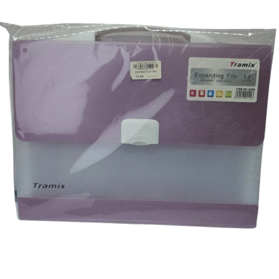 EXPANDING FILE 13Po  شنطة ملفات ملونة