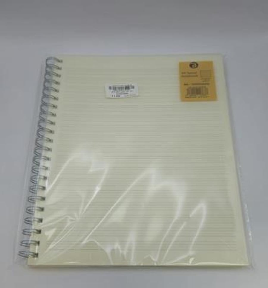 دفتر سلك انجليزي غلاف شفاف A4305100EN