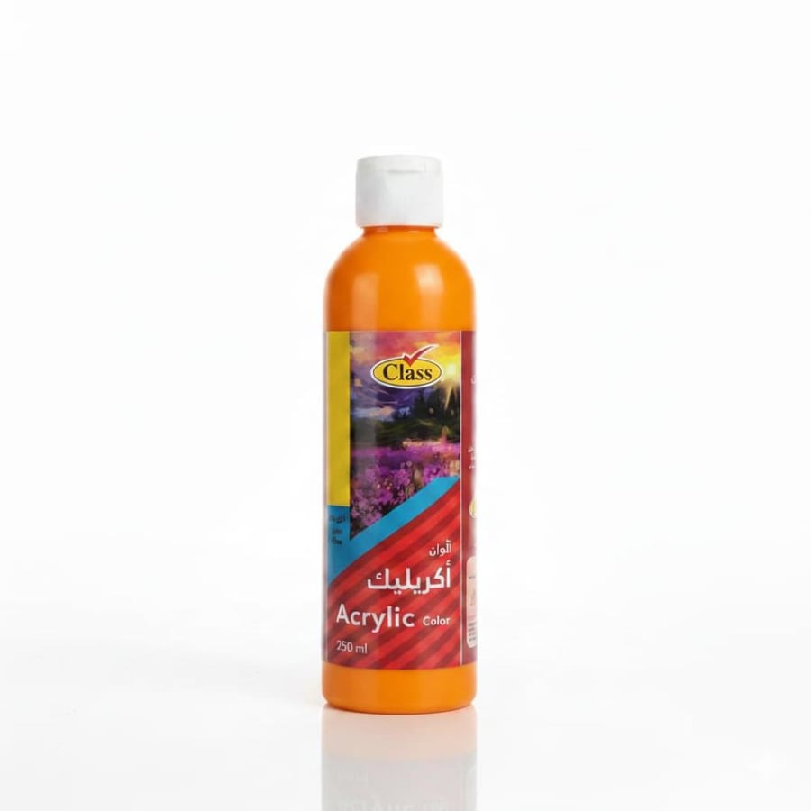 Acrylic color 250 ml orange