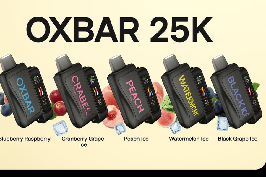 كبسولة اوكس بار 25000 سحبة بدون بطارية 50 ملغ | OXBAR 25K