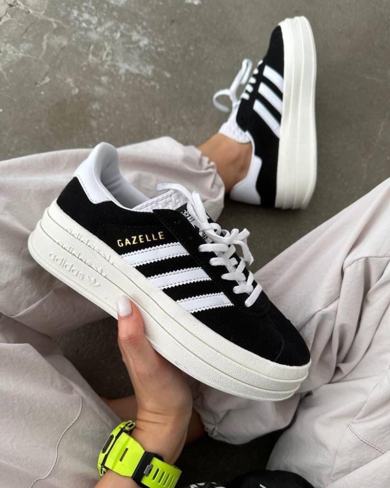 adidas Gazelle Bold Grey White