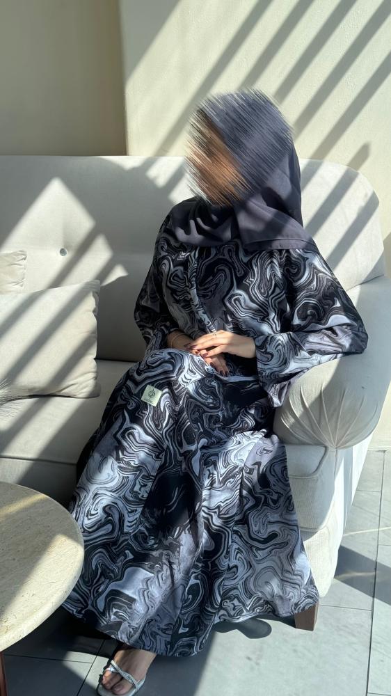 عباية بقماش ليزر مموج