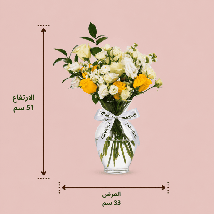 فازة ورد طبيعي جوري وستوما وأوشن سبا للرجال من ريبونز أفضل متجر ورد