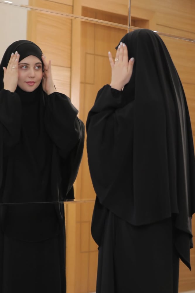 حجاب اسلامي الحجم الكبير مع مطاط