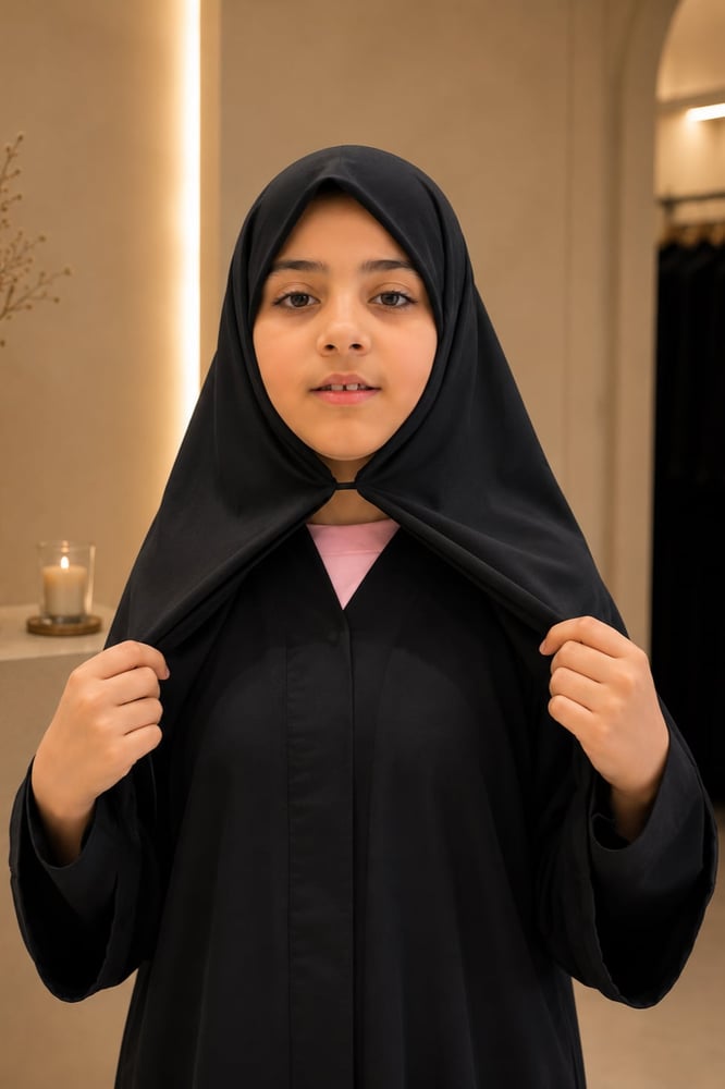 حجاب شاش تركي مع مطاط