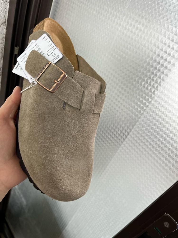 Birkenstock Boston suede clogs