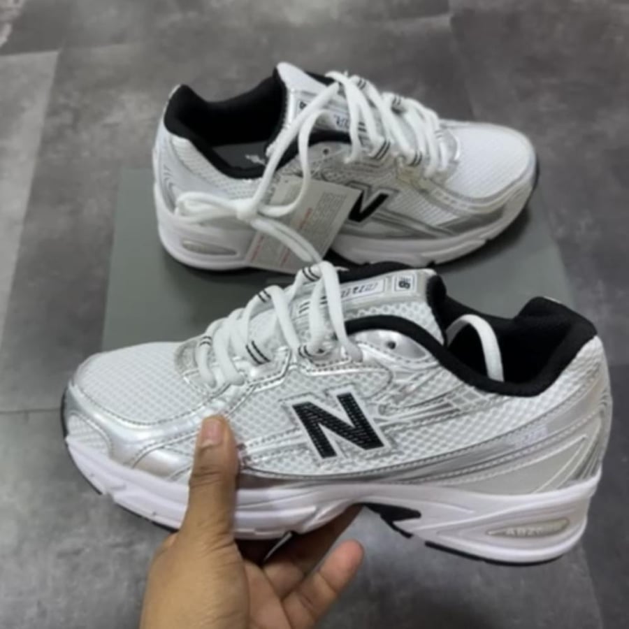 New Balance 740v2 'White Silver 'Metallic Black