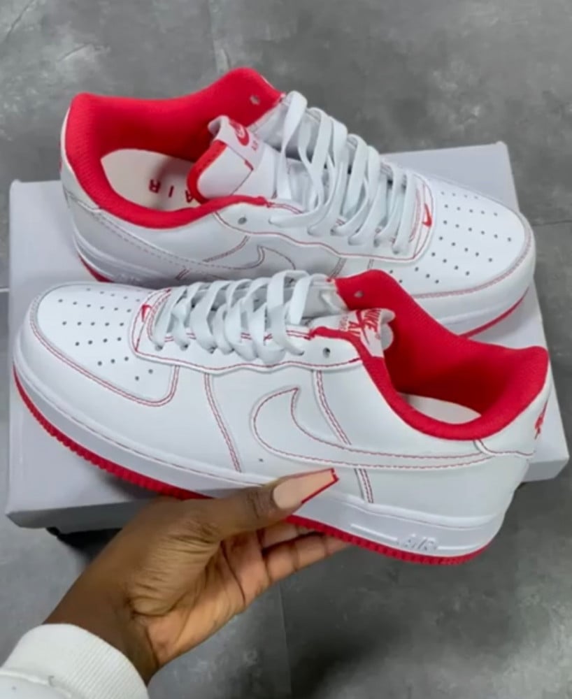 Nike Air Force 1 Low White University Red