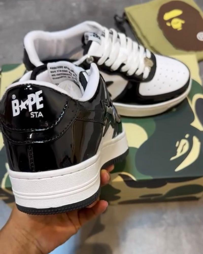 A Bathing Ape Bape Sta Low Black