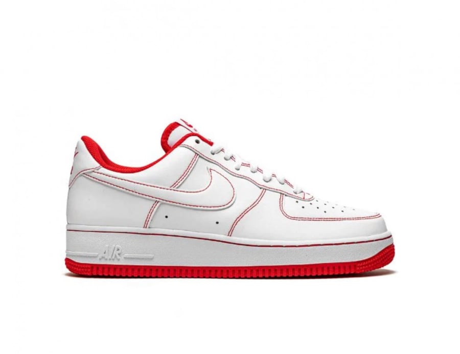 Nike Air Force 1 Low White University Red