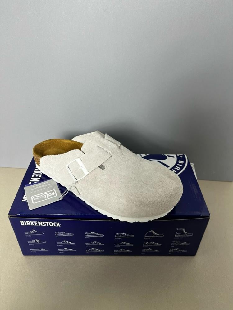Birkenstock Boston suede clogs