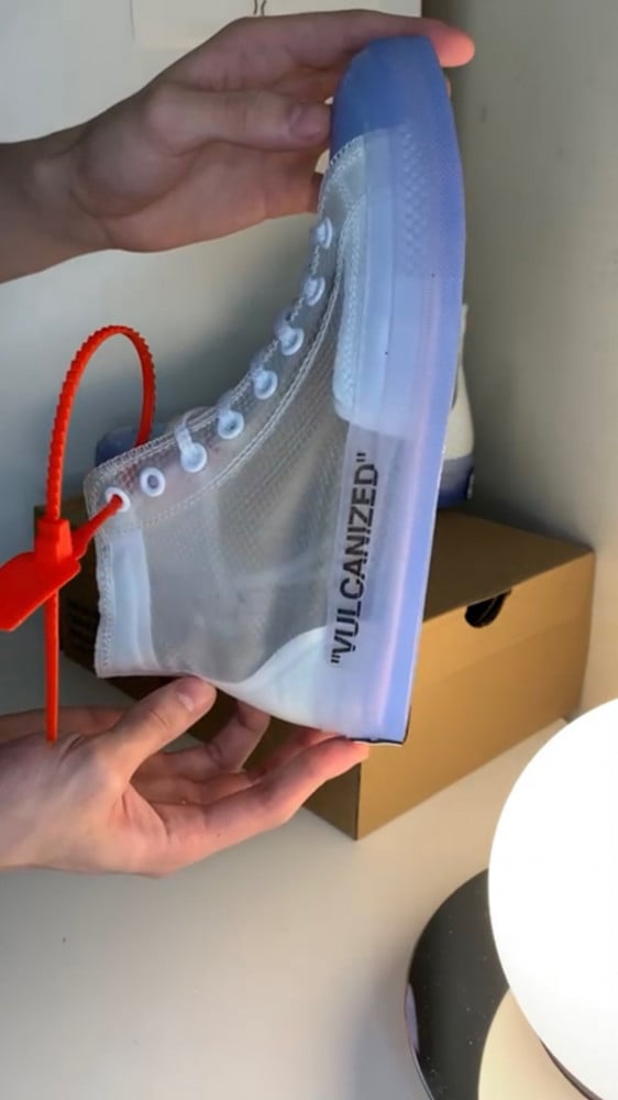 Converse x Off-White Chuck 70 high-top sneakers