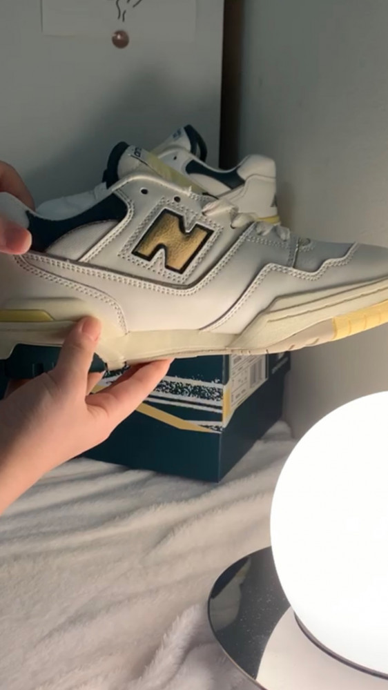 New Balance x Aimé Leon Dore 550 sneakers "Natural Green"