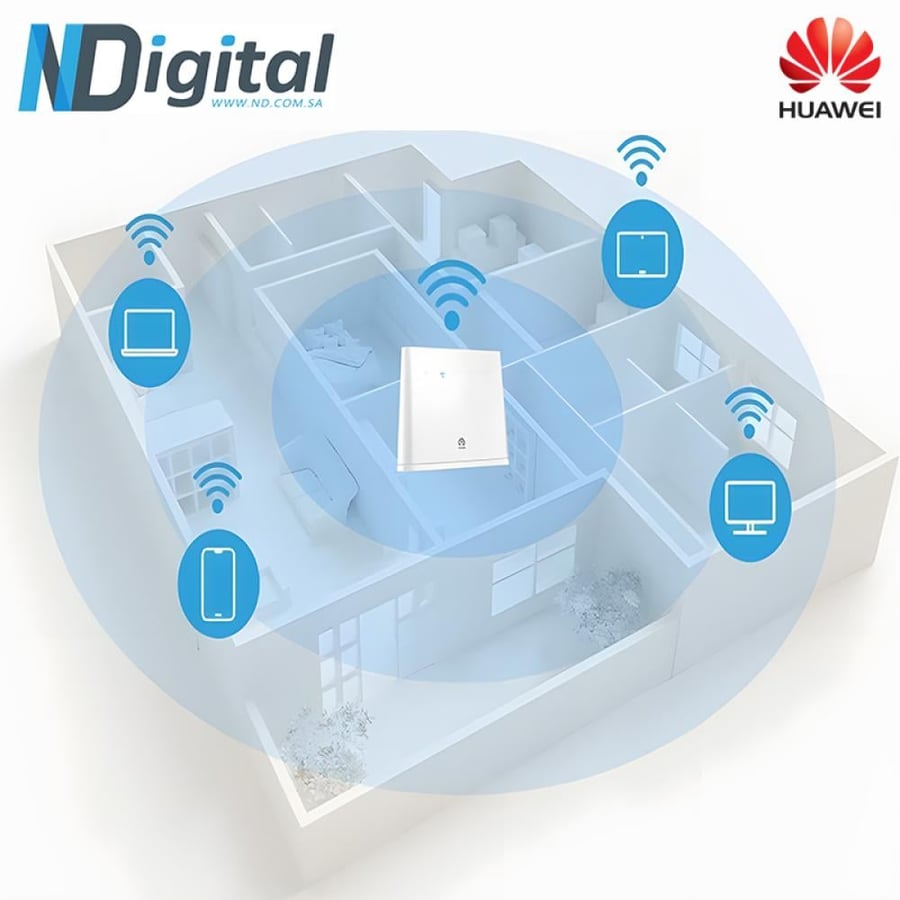 راوتر هواوي يدعم جميع الشرائح 4G LTE 150 Mbps Mobile Wi-Fi Router
