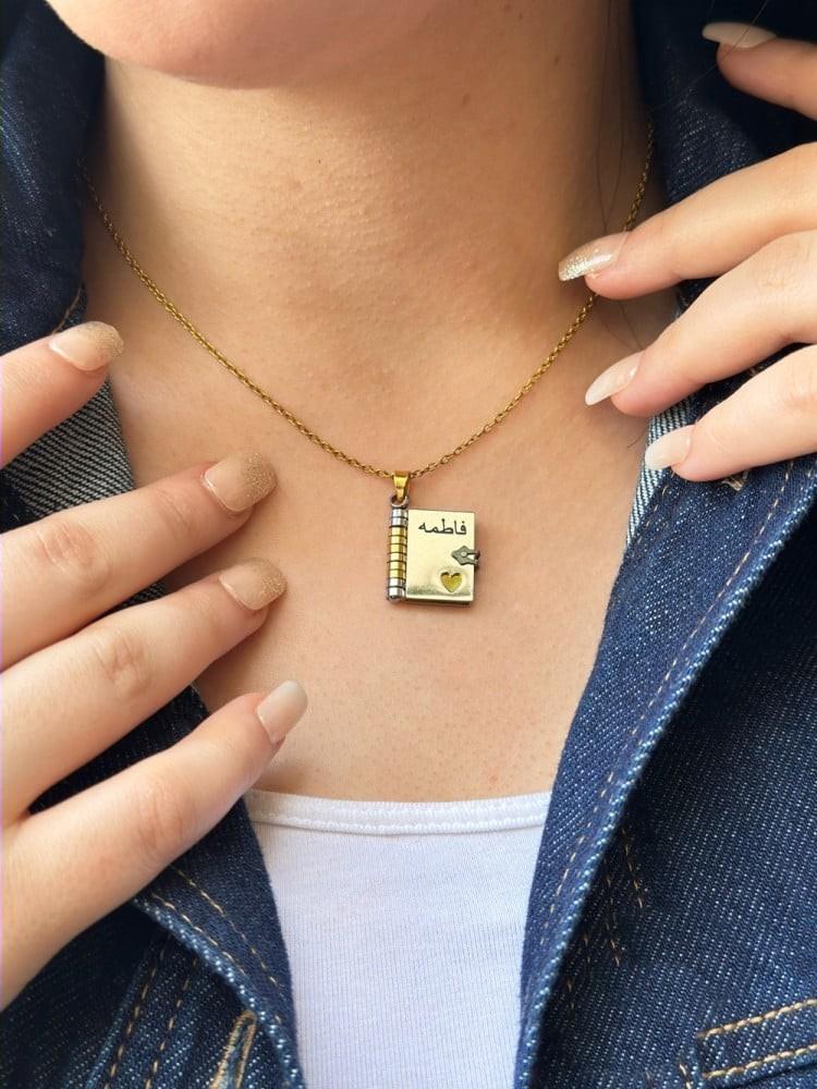 Memory book pendant designed custom