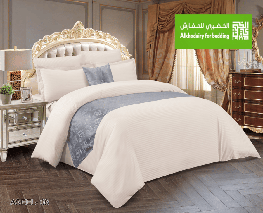 مفرش اسيل فندقي مزدوج