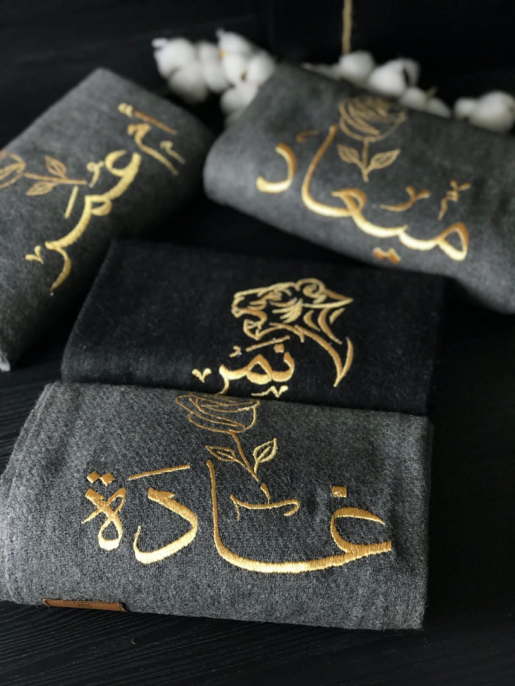 شال جوخ نسائي رصاصي GRACE