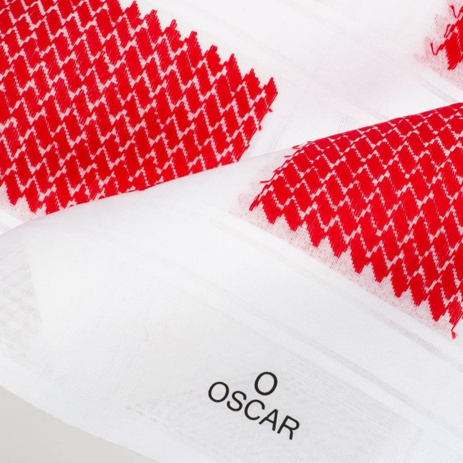شماغ OSCAR الأحمر OS-R3
