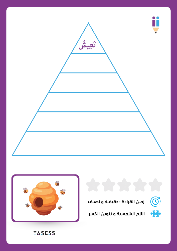 مذكرة القراءة الهرمية - مستوى متقدم
