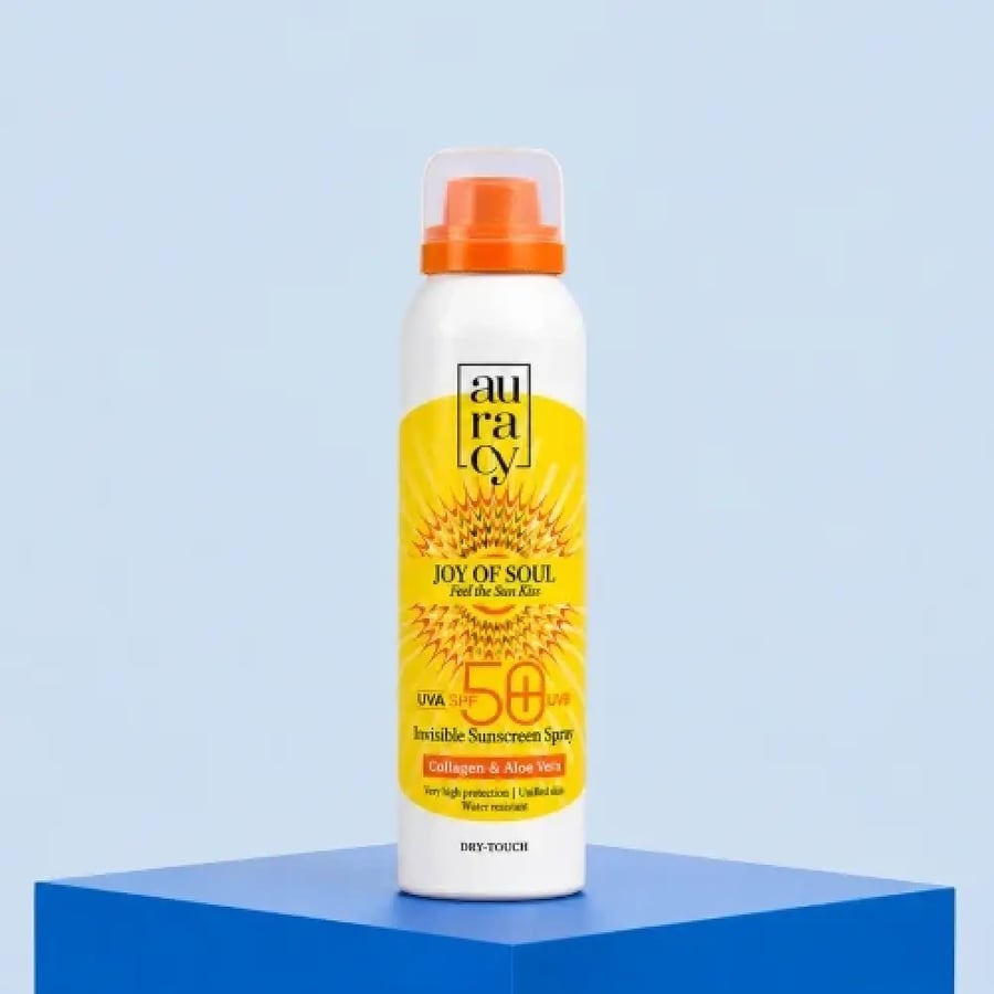 بخاخ واقي شمس Joy of Soul SPF 50 من AURACY 150 مل
