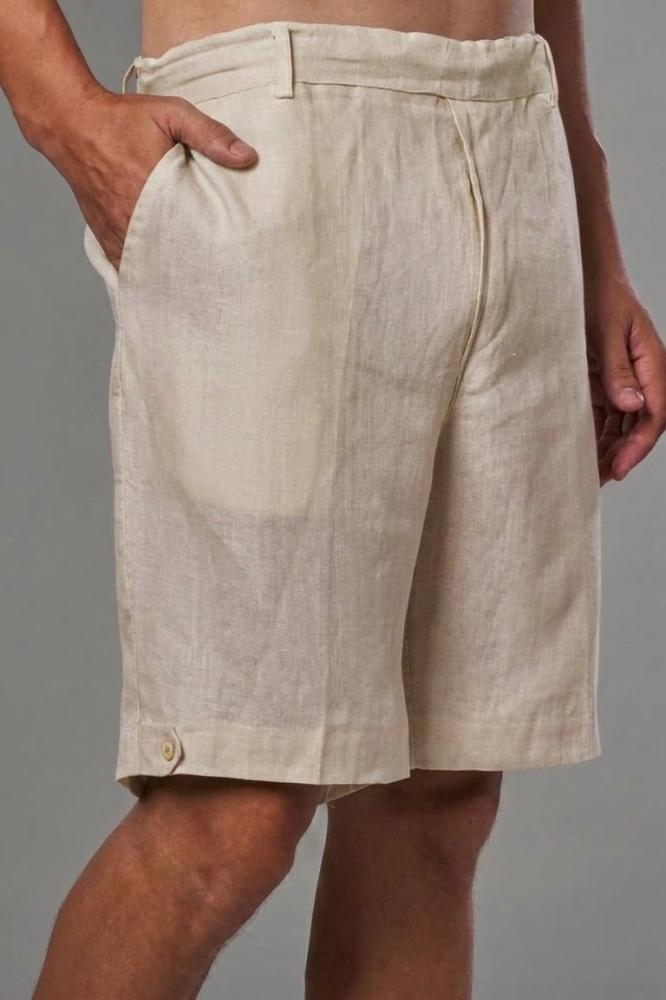 شورت سكري كتان رجالي - linen shorts