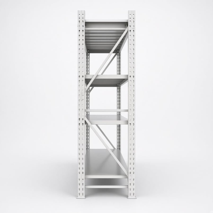 Medium-duty storage shelves 200x200x60 cm