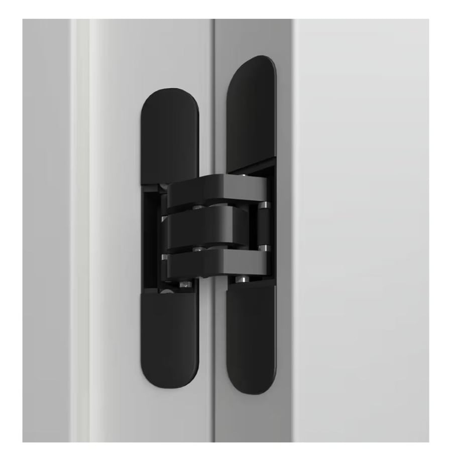 Hidden hinge set from AKADA consisting of 3 hinges designed for heavy doors with large loads (300–500 kg)