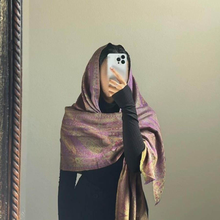 Silk shawl