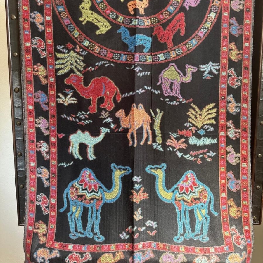 Kashmiri shawl camel 2