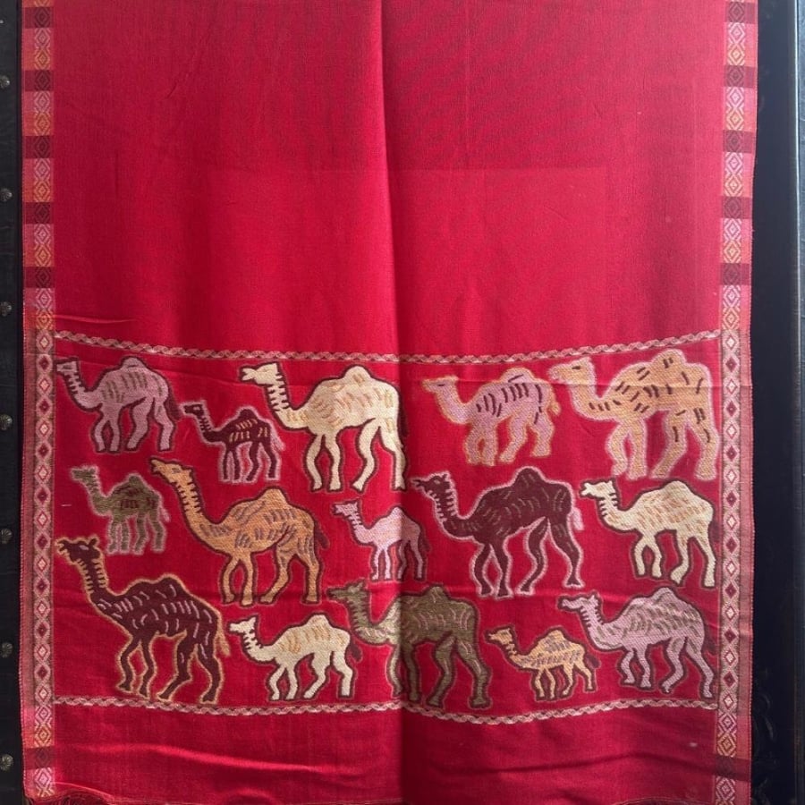 Kashmiri shawl camel 3