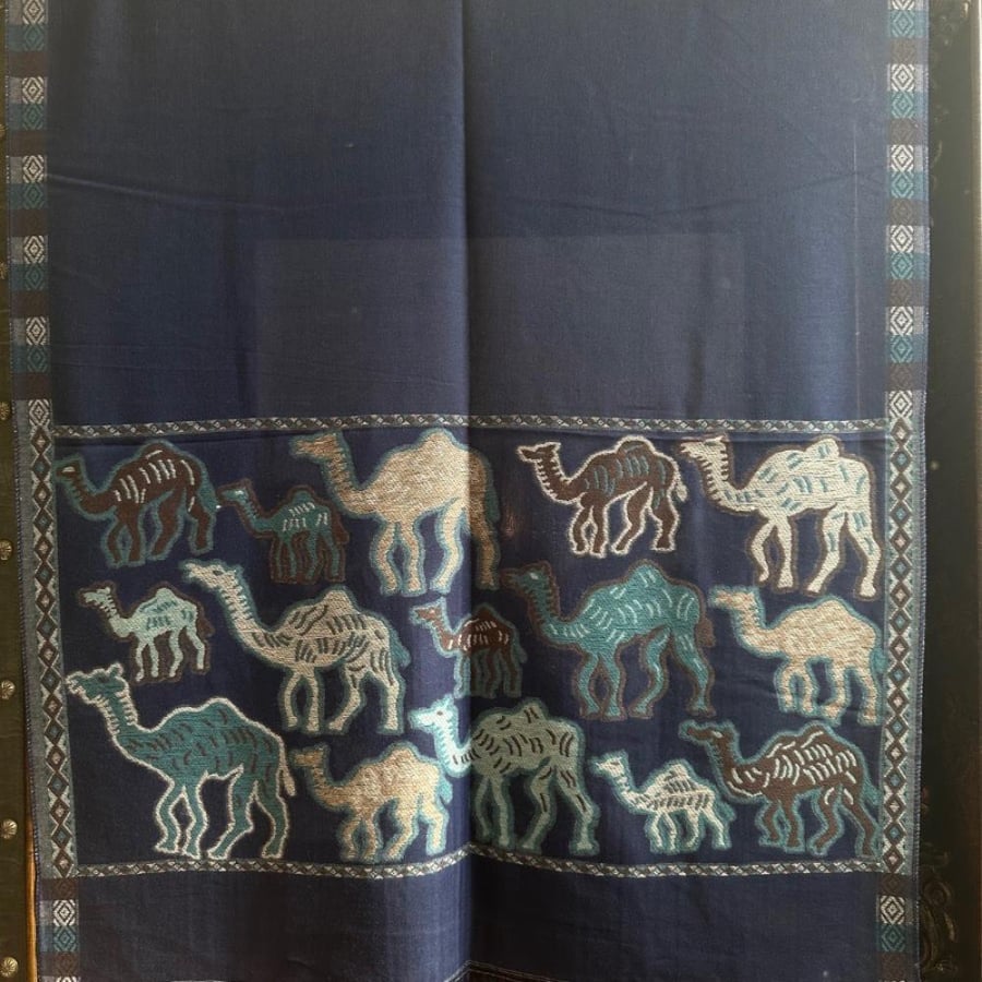 Kashmiri shawl camel 3