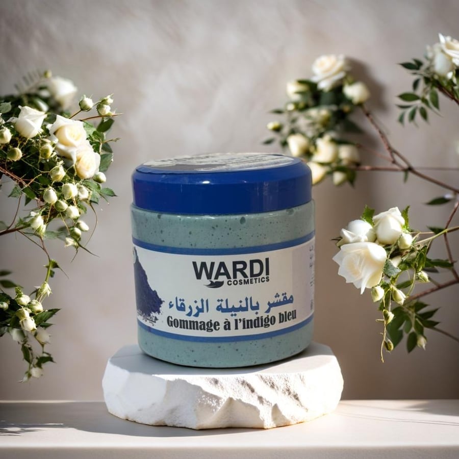 Blue clay exfoliant