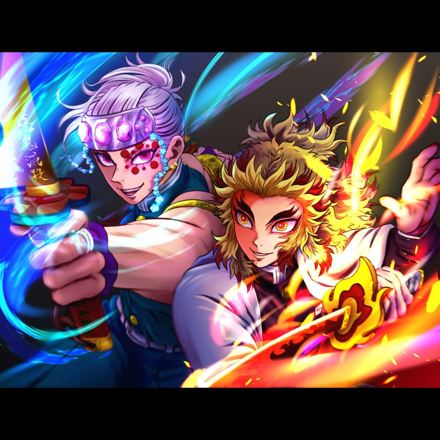بوستر ديمون سلاير - demon slayer poster