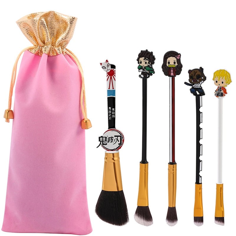 مجموعة فرش مكياج قاتل الشياطين - demon slayer makeup brushes set