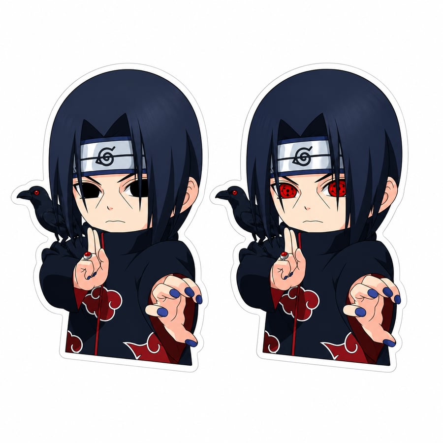 ستيكر ايتاتشي ثلاثي الابعاد - Itachi 3D Sticker